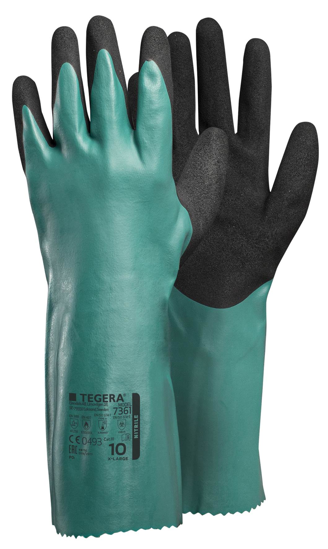 7361 Gant de protection chimique