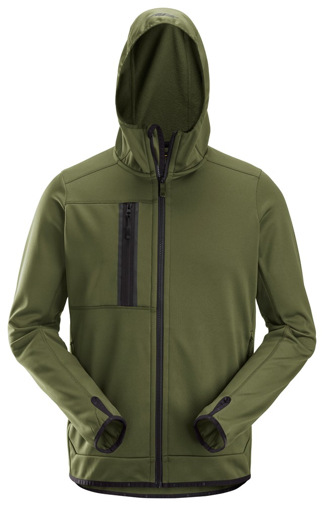8058 Polaire zippée à capuche
