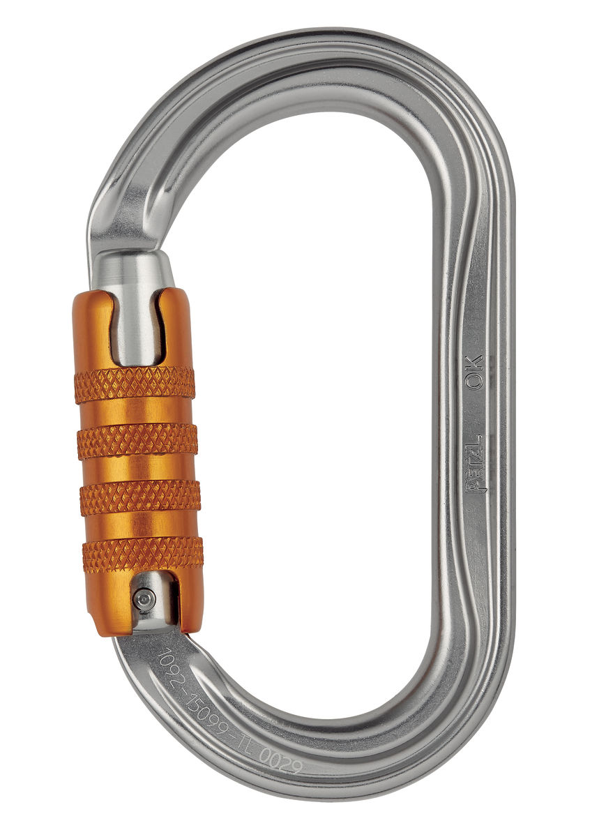 OK TRIACT-LOCK Mousqueton gris