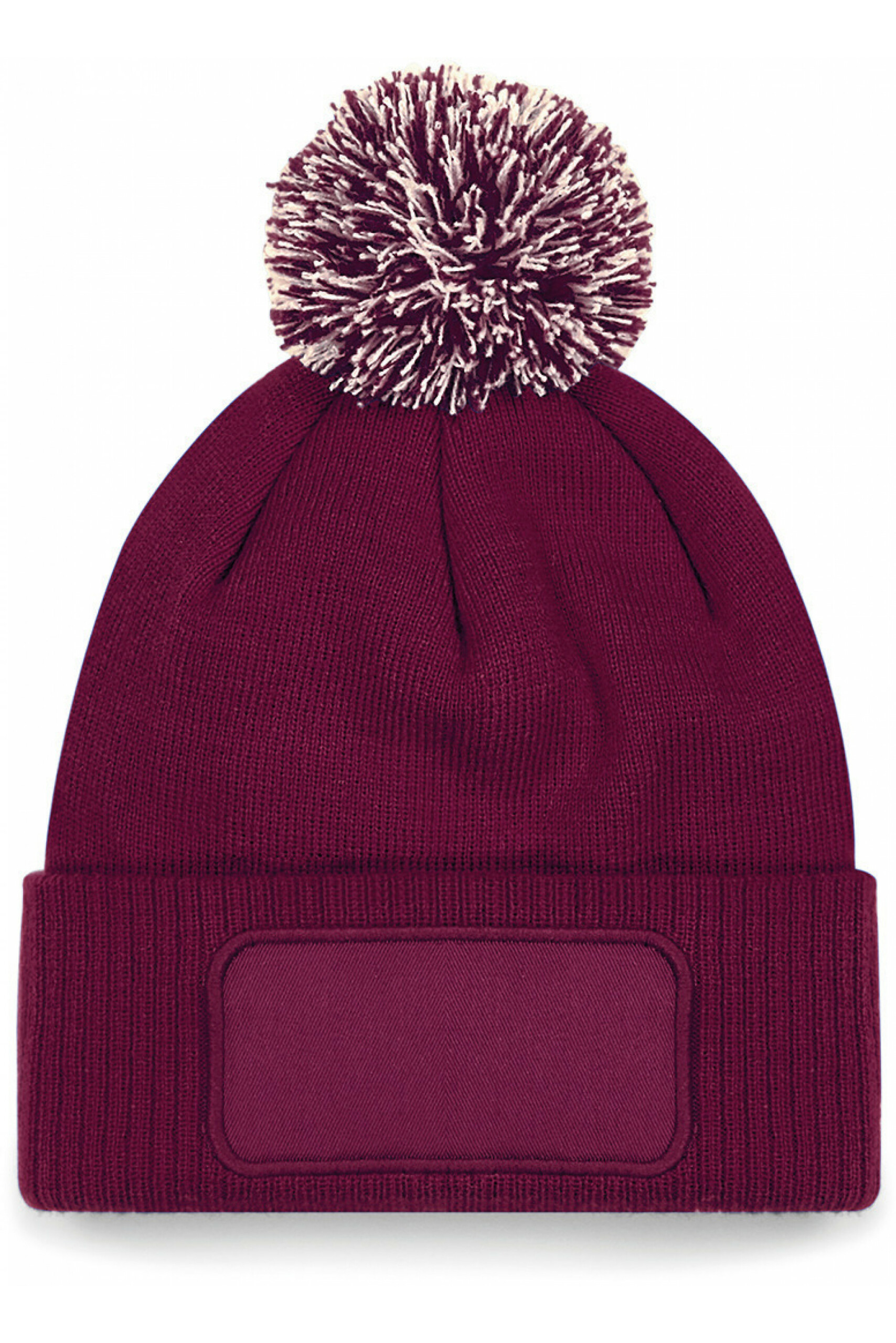 B443 Bonnet à pompon patch Snowstar® – Image 4