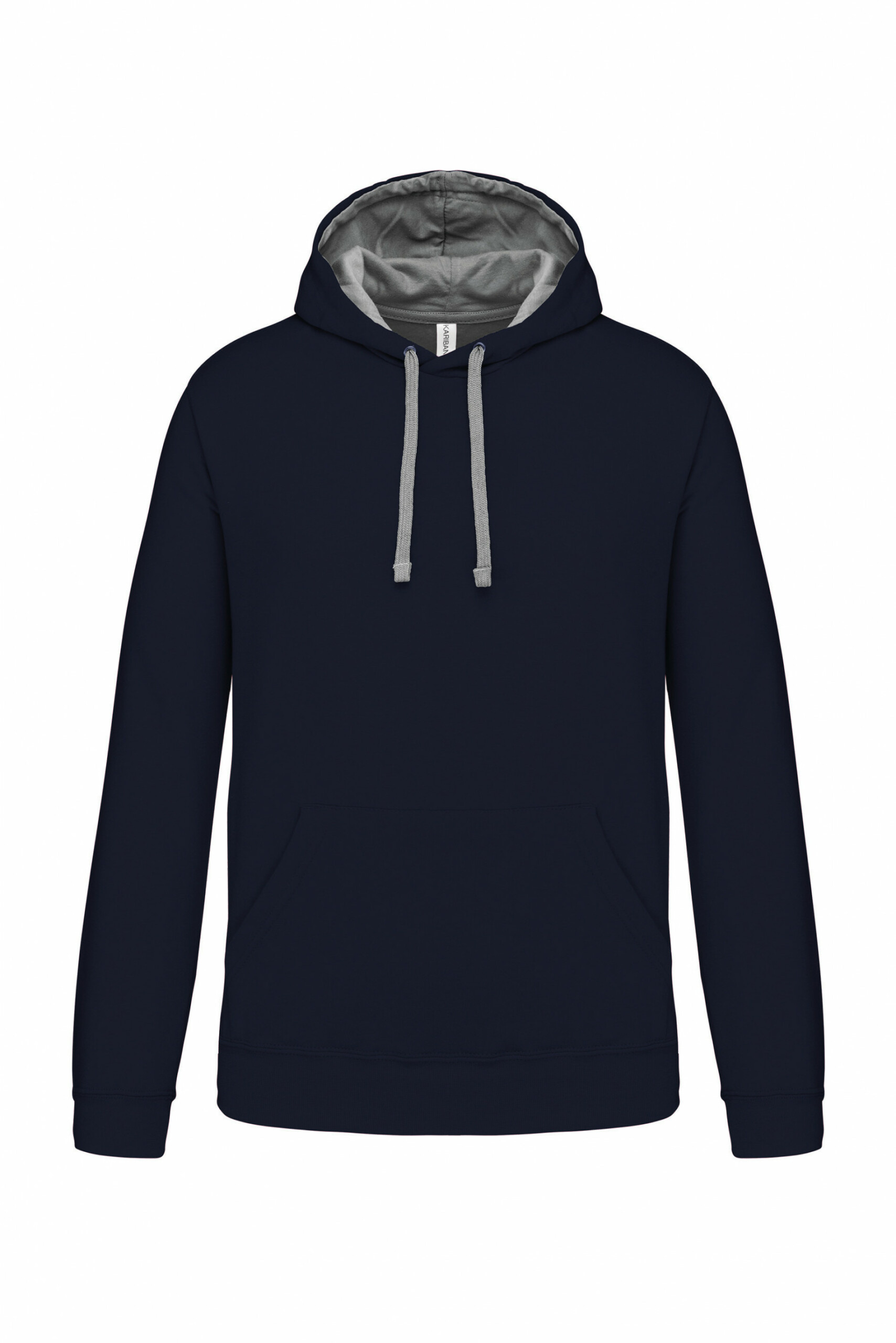 K446 Sweat-shirt capuche contrastée homme – Image 9