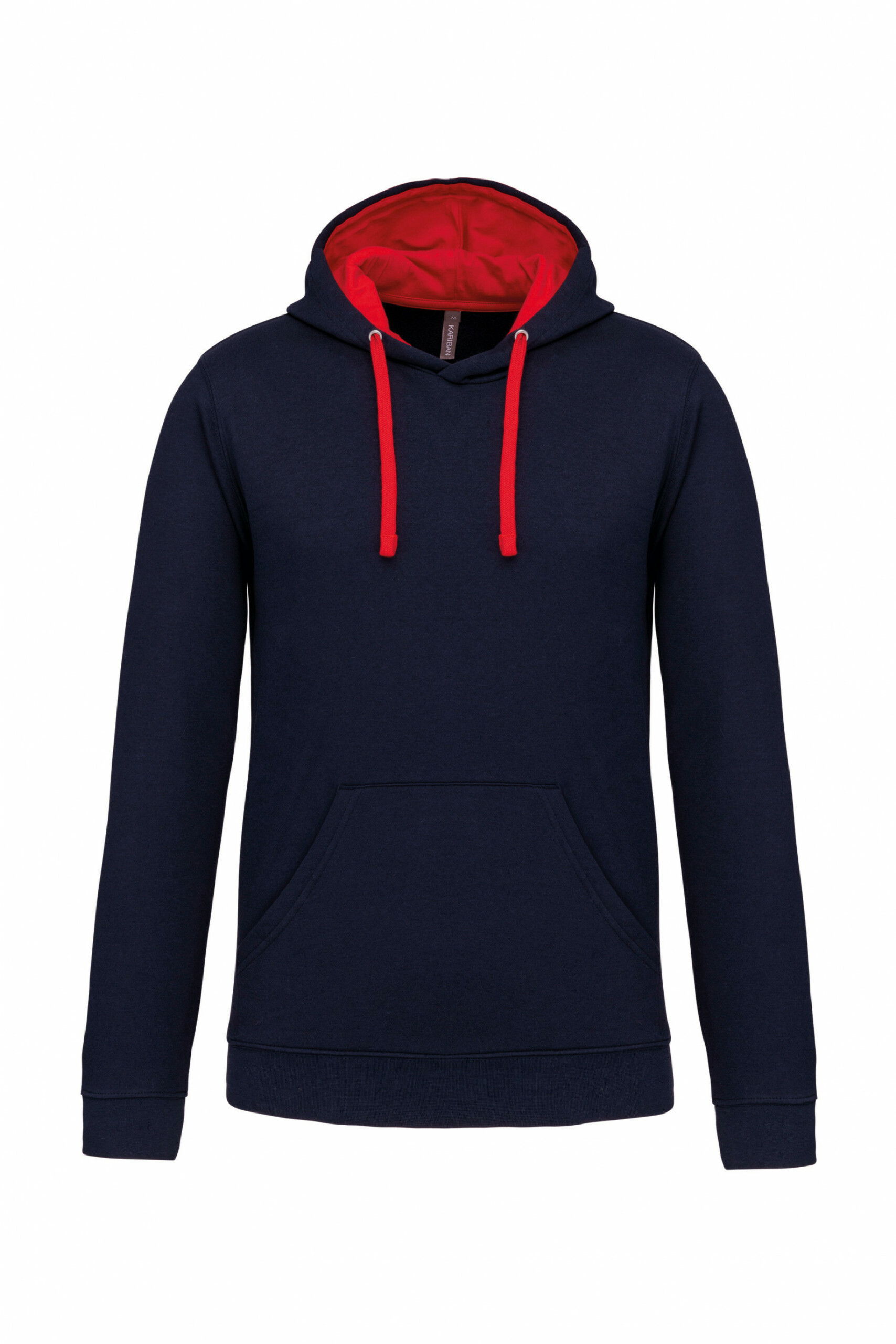 K446 Sweat-shirt capuche contrastée homme – Image 10