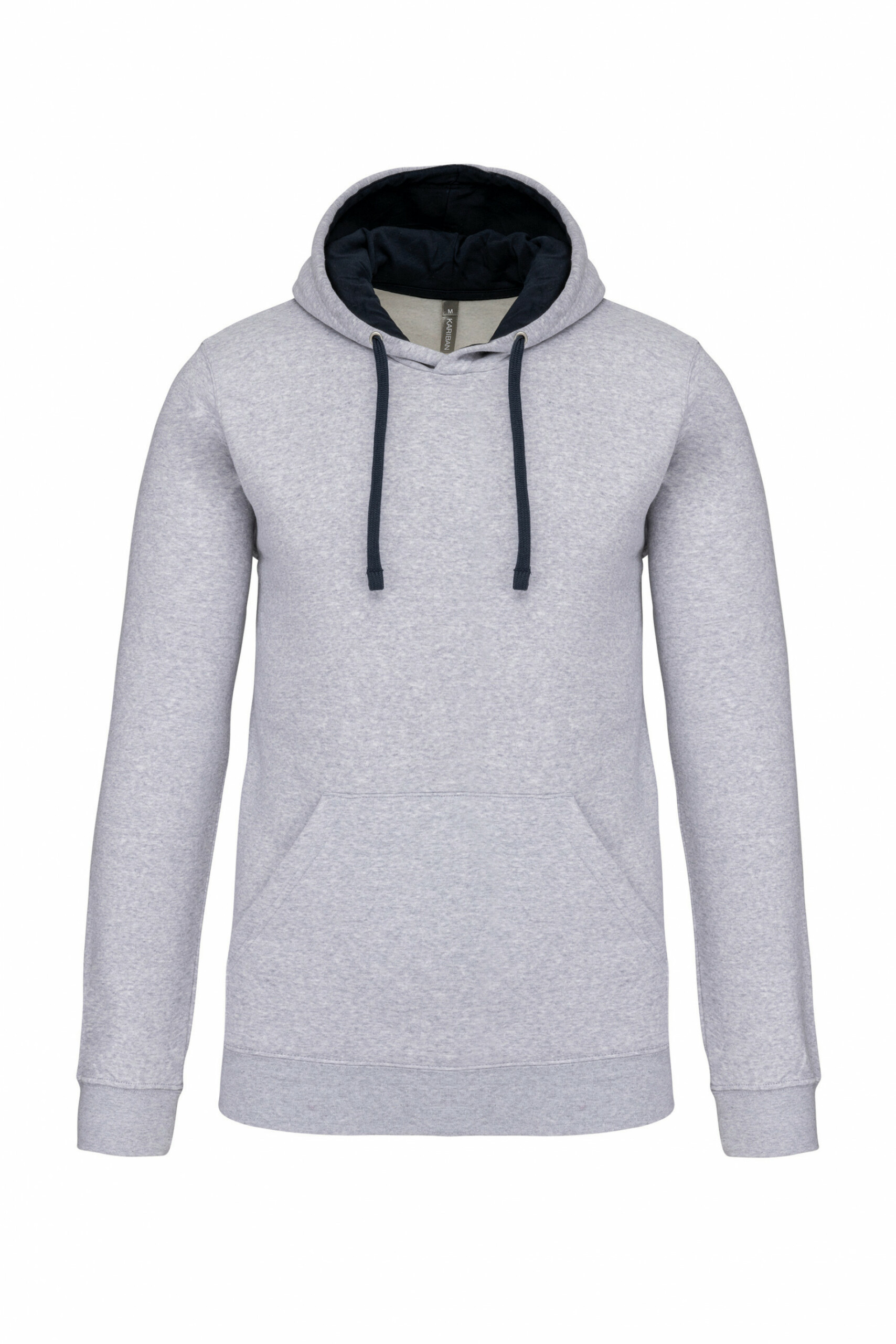 K446 Sweat-shirt capuche contrastée homme – Image 12